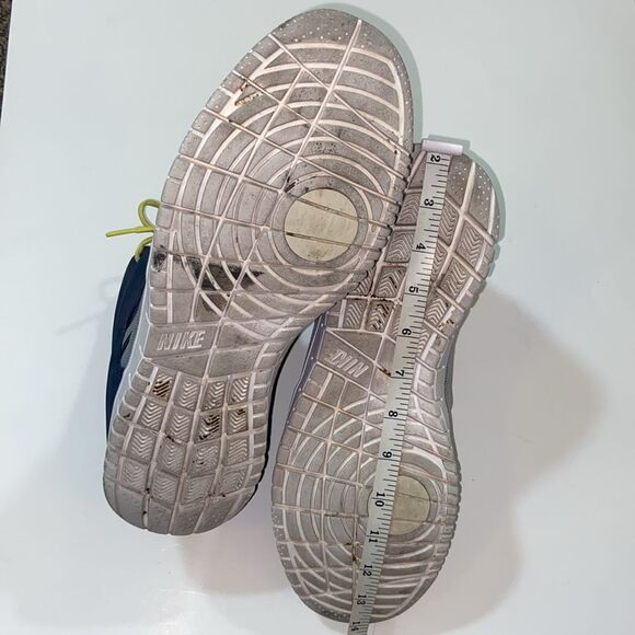 Nike Air Flight High Can’t Jump Blue Sneakers with Yellow Laces Men Size 12 USA - Picture 15 of 15